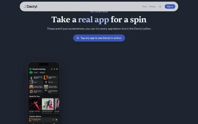 Dactyl screenshot 3 thumbnail